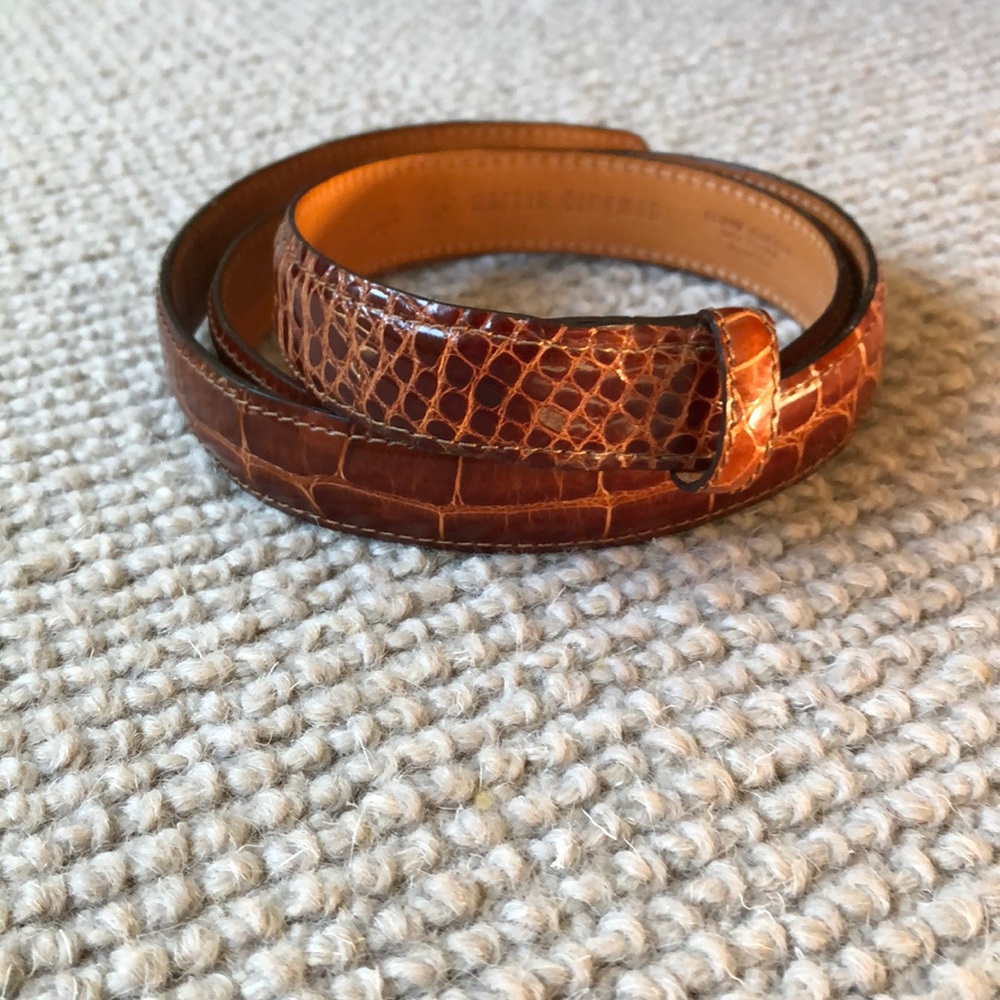 Martin Dingman Genuine Alligator Belt. Size 36 USA